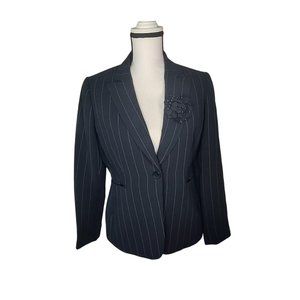 Tahari Arthur S Levine PinStriped Petite Blazer